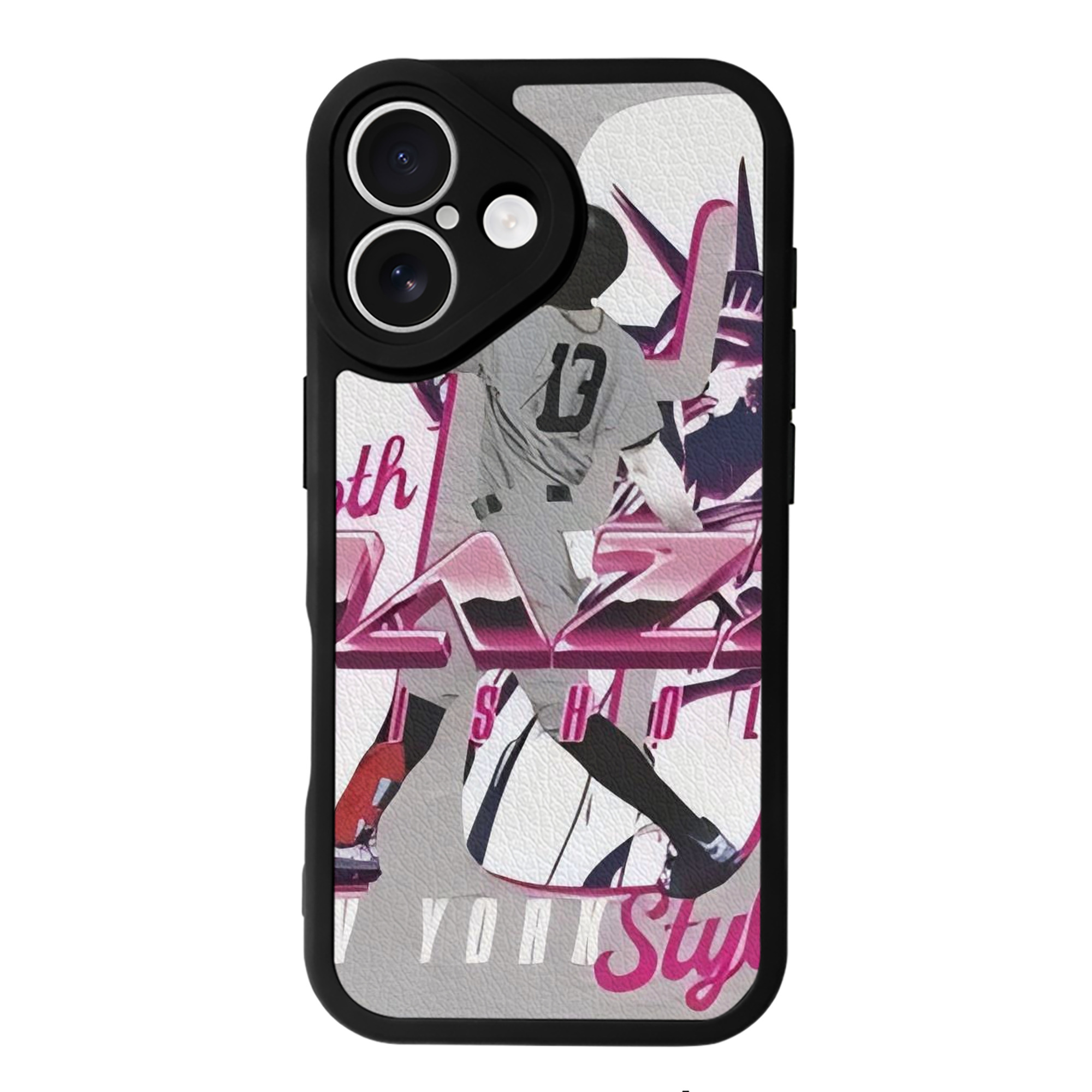 Jazz Chisholm Jr. 37 IPhone 16 Silicone Leather Case – UV Print, Lambskin Texture – Perfect Fit, Wireless Charging Compatible, Scratch Resistant, Precise Cutouts – Stylish Protection For IPhone 16
